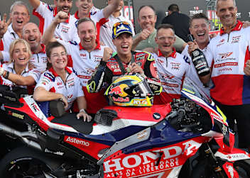 Honda-Mann des Tages: Erstes MotoGP-Podium für Diogo Moreira