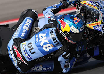 Schadensbegrenzung: Crash und Platz 8 für Alex Marquez