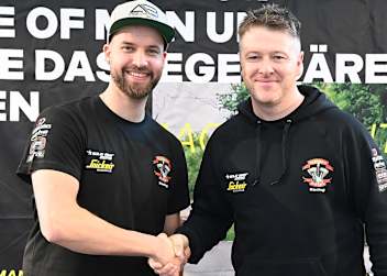 Thomas Altendorfer (li.) mit Brian McCormack