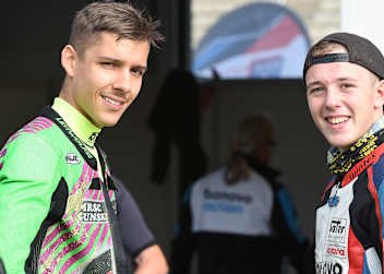 Deutsche Beifahrerelite: Kevin Kölsch (li.) und Luca Schmidt