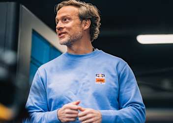 Zu Besuch in Barcelona: KTM-CEO Gottfried Neumeister