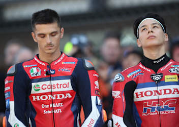 Luca Marini (li.) : Zog den Hut vor Ersatzfahrer Taka Nakagami