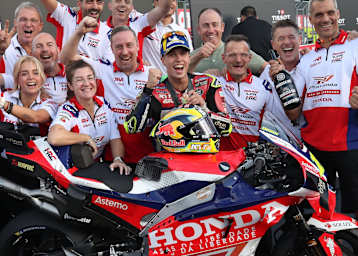 Honda-Mann des Tages: Erstes MotoGP-Podium für Diogo Moreira