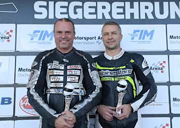 Michael Grabmüller (li. mit Ondra Kopecky): Sieg zum Abschluss der Karriere