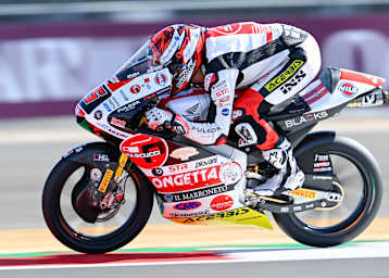 Leo Rammerstorfer auf der Moto3-Honda von SIC58
