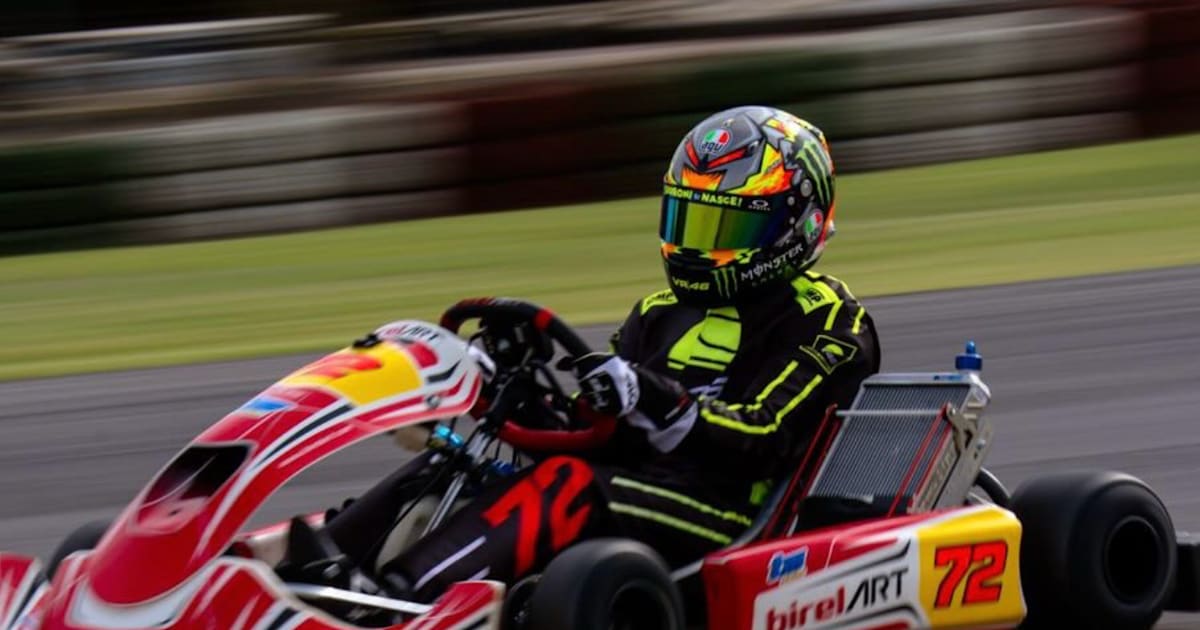 Marco Bezzecchi (Aprilia): Training on four wheels with Valentino Rossi ...