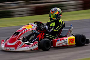 Marco Bezzecchi beim Go-Kart-Training