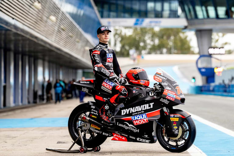 Manuel Gonzalez war am Montag in Jerez der Schnellste