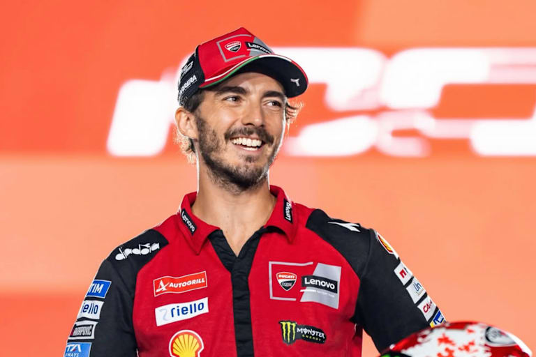 Pecco Bagnaia strahlt – aus gutem Grund