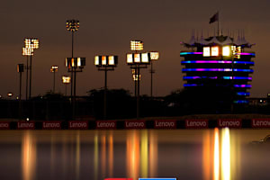Auf dem Bahrain International Circuit wird getestet