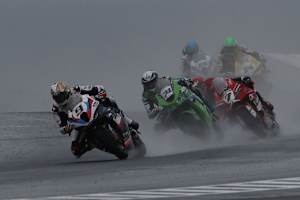 Finster und Gischt: Danilo Petrucci (9) kritisierte die Verhältnisse