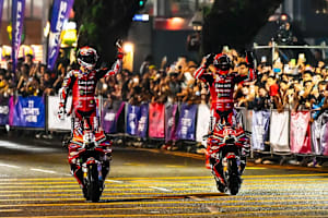 Pecco Bagnaia und Marc Marquez