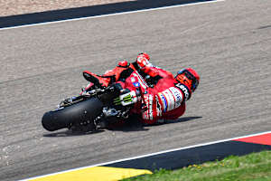 Marc Marquez rutschte in Kurve 3 von der Strecke