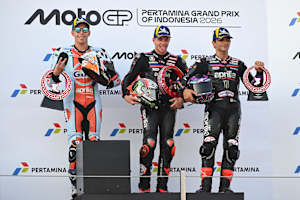 Aprilia stellte mit Bezzecchi, Fernandez und Martin das GP-Podium