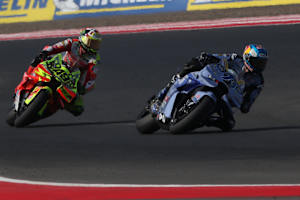 Alex Marquez (7.) vor Fabio Di Giannantonio