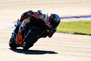 KTM-Werksfahrer Pedro Acosta hat auch in Motegi Fahrt aufgenommen