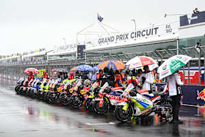 Mehr als eine Parade der MotoGP war am Sonntag nicht möglich