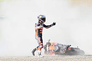Österreich-Sieger Pedro Acosta wurde in Motegi zu Fall gebracht