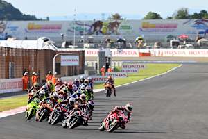 Champion Marc Marquez gewann den Sprint in Motegi