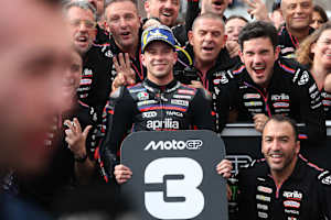 Platz 3 beim Japan-GP für Aprilia-Werksfahrer Marco Bezzecchi