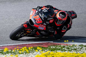 Nur wenige Runden auf trockener Strecke reichten Gonzalez zu Bestzeit