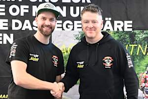 Thomas Altendorfer (li.) mit Brian McCormack