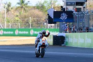 Und wieder auf dem Podest: Trackhouse-Pilot Raul Fernandez