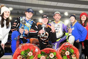 Die Top-3 (v.l.): Bjoerklin, Reitsma und Cooper