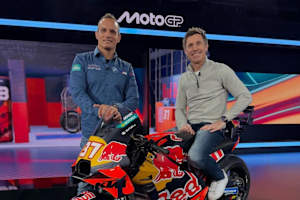 MotoGP-Experte Alex Hofmann und Servus-TV-Moderator Christian Brugger