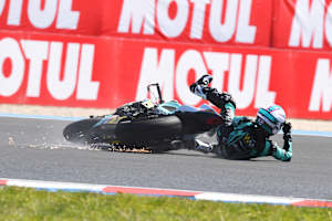 Paola Ramos beendete die Superpole mit einem Sturz