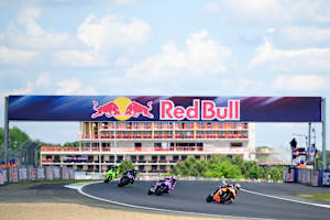 MotoGP-Action auf dem Circuit Bugatti in Le Mans
