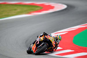Wie verwandelt: Brad Binder meldete sich als Dritter eindrucksvoll zurück