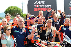 Kämpfte sich auf Platz 2 im Sprint: KTM-Pilot Pedro Acosta