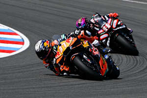 KTM-Ass Pedro Acosta fuhr bis zum Crash vor Jorge Martin
