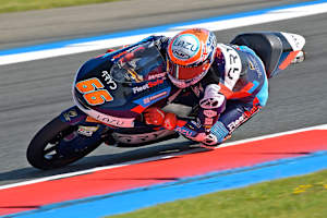 Joel Kelso beendete das Moto3-Zeittraining in Assen auf Platz 1