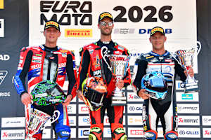 Die Sieger und Platzierten aus SBK-Lauf 1