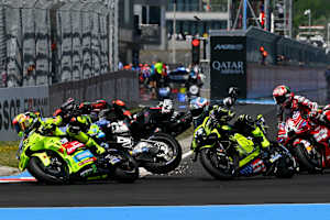 VR46-Ass Fabio Di Giannantonio wurde ebenfalls zu Fall gebracht