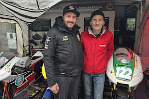 Die deutschen Vertreter in Armoy David Datzer (li.) und Chris Meyer