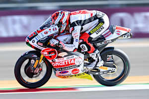 Leo Rammerstorfer auf der Moto3-Honda von SIC58