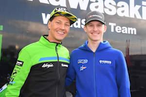 Zwei schnelle Schweizer: Dominique Aegerter und Alessandro Binder