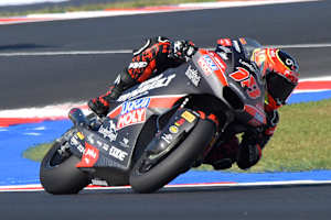 Moto2-Tabellenführer Manuel Gonzalez (Intact GP) siegte in Misano