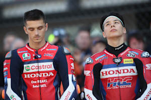 Luca Marini (li.) : Zog den Hut vor Ersatzfahrer Taka Nakagami