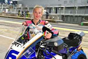 Lucy Michel auf Euro Moto-Urlaub