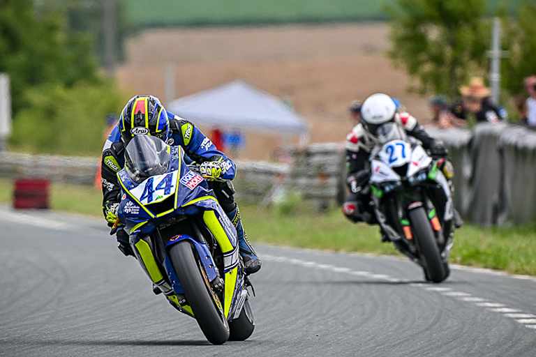 Die deutschen IRRC-Supersportteilnehmer Frotscher (44) und Vetter