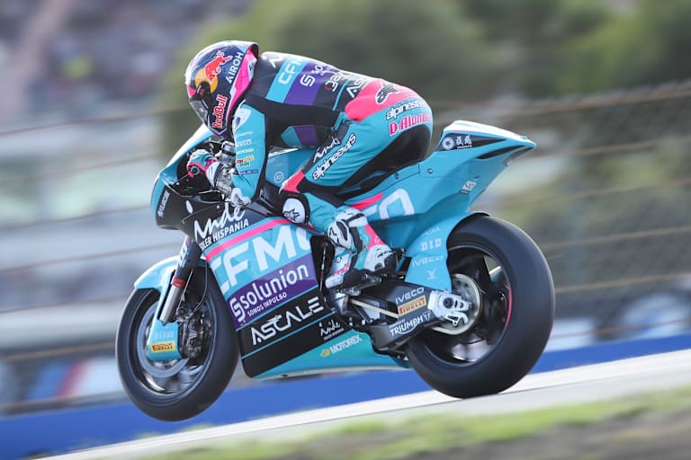 2026 wieder in CFMOTO-Farben auf Titeljagd: Moto2-Ass David Alonso