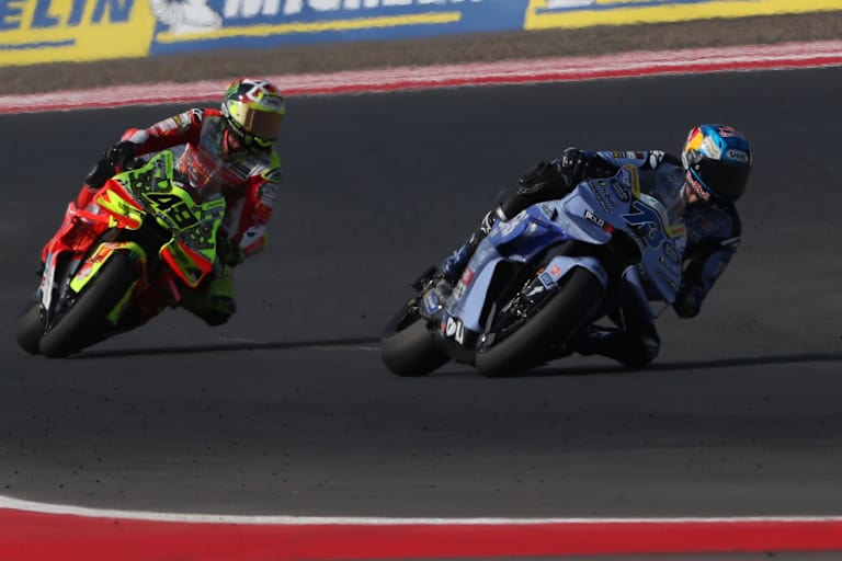Alex Marquez (7.) vor Fabio Di Giannantonio