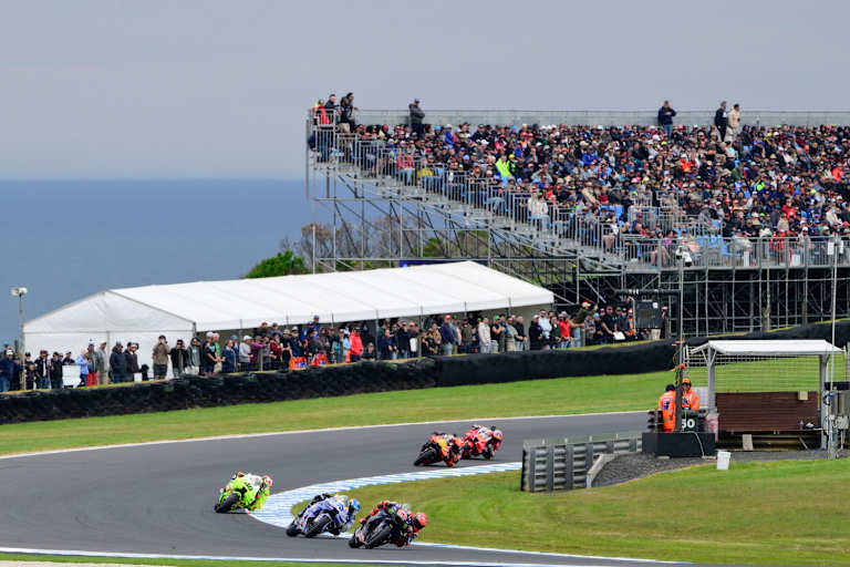 Beim Red Bull Australien GP geht es zum letzten mit Mut durch Stoner Curve