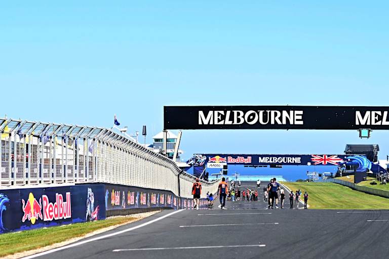 Phillip Island bei herrlichem Wetter, das sich schnell ändern kann