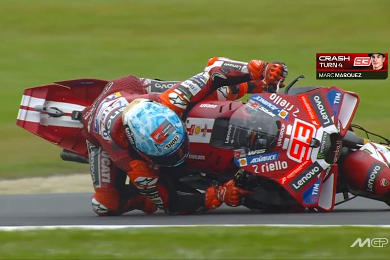 Weltmeister Marc Marquez flog ab – und dann zur Pole-Position
