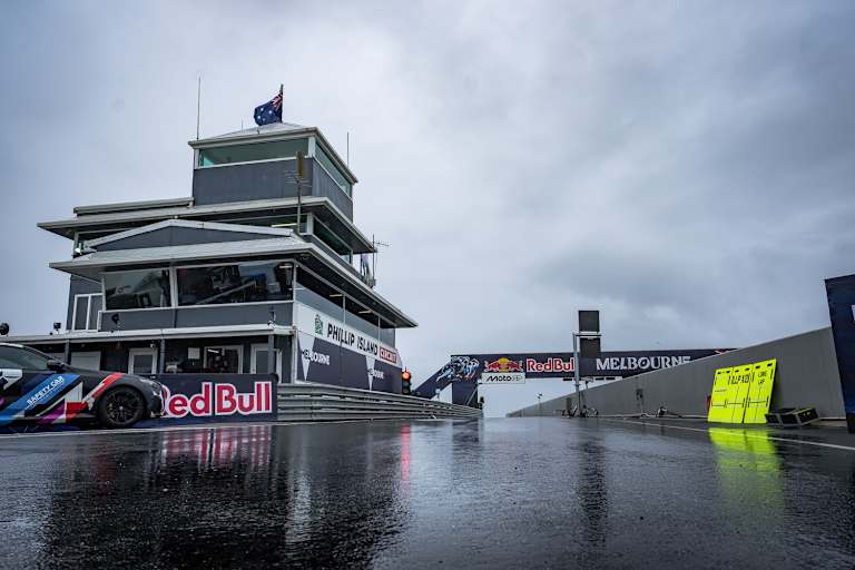 Noch kann auf Phillip Island nicht gefahren werden